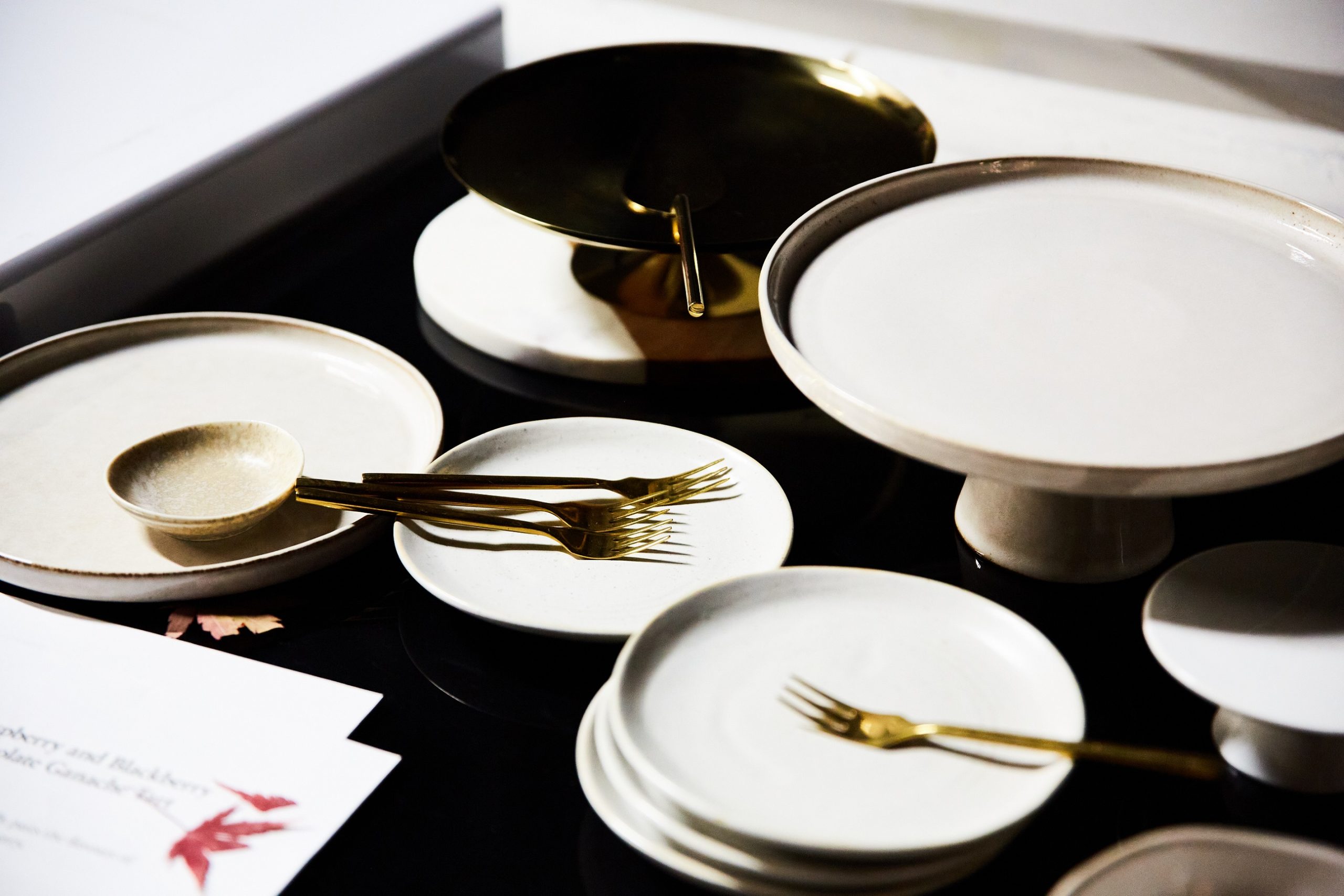 Christmas table setting