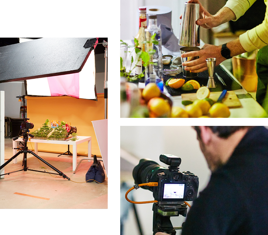 Homepage right (studios) Studio productions in action