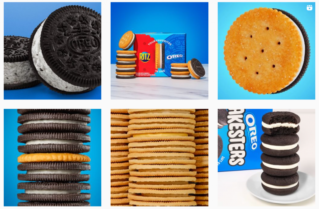 Oreo Visual Content on Instagram