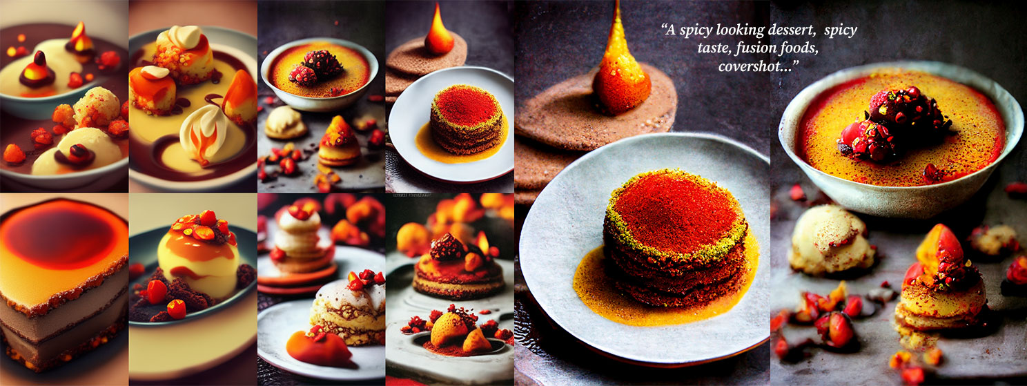 AI Creative - Spicy Dessert