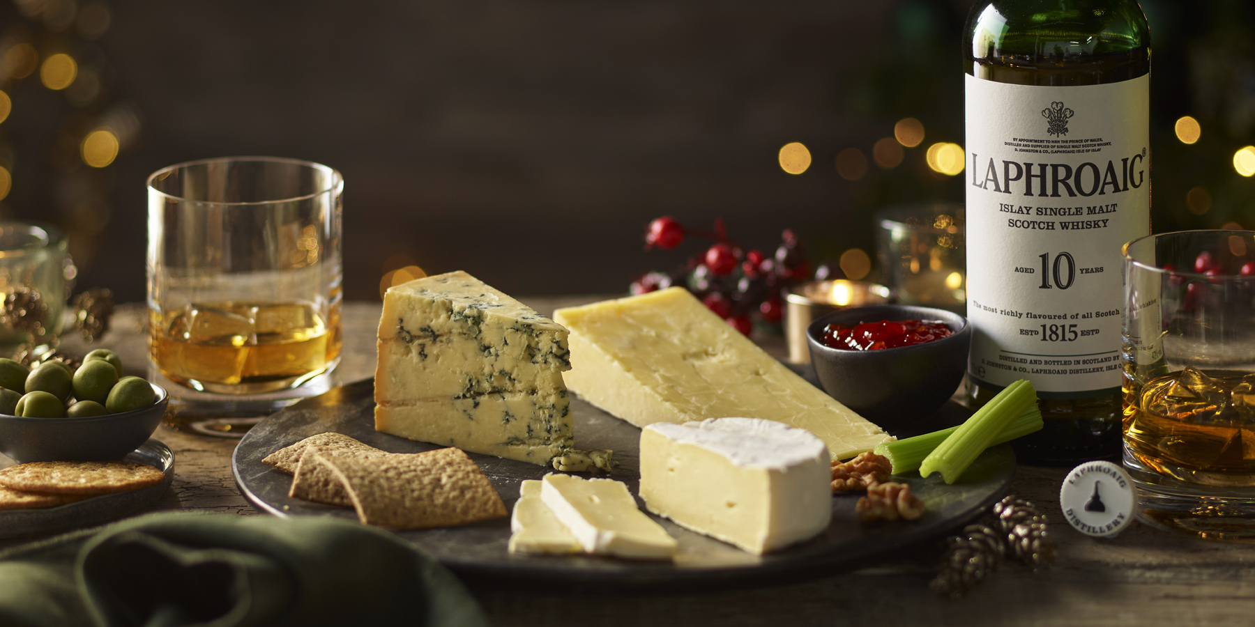 Cheese Land bottle with ice