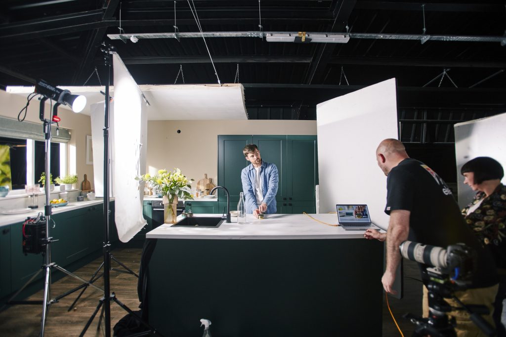 MPM pet food BTS studio photography