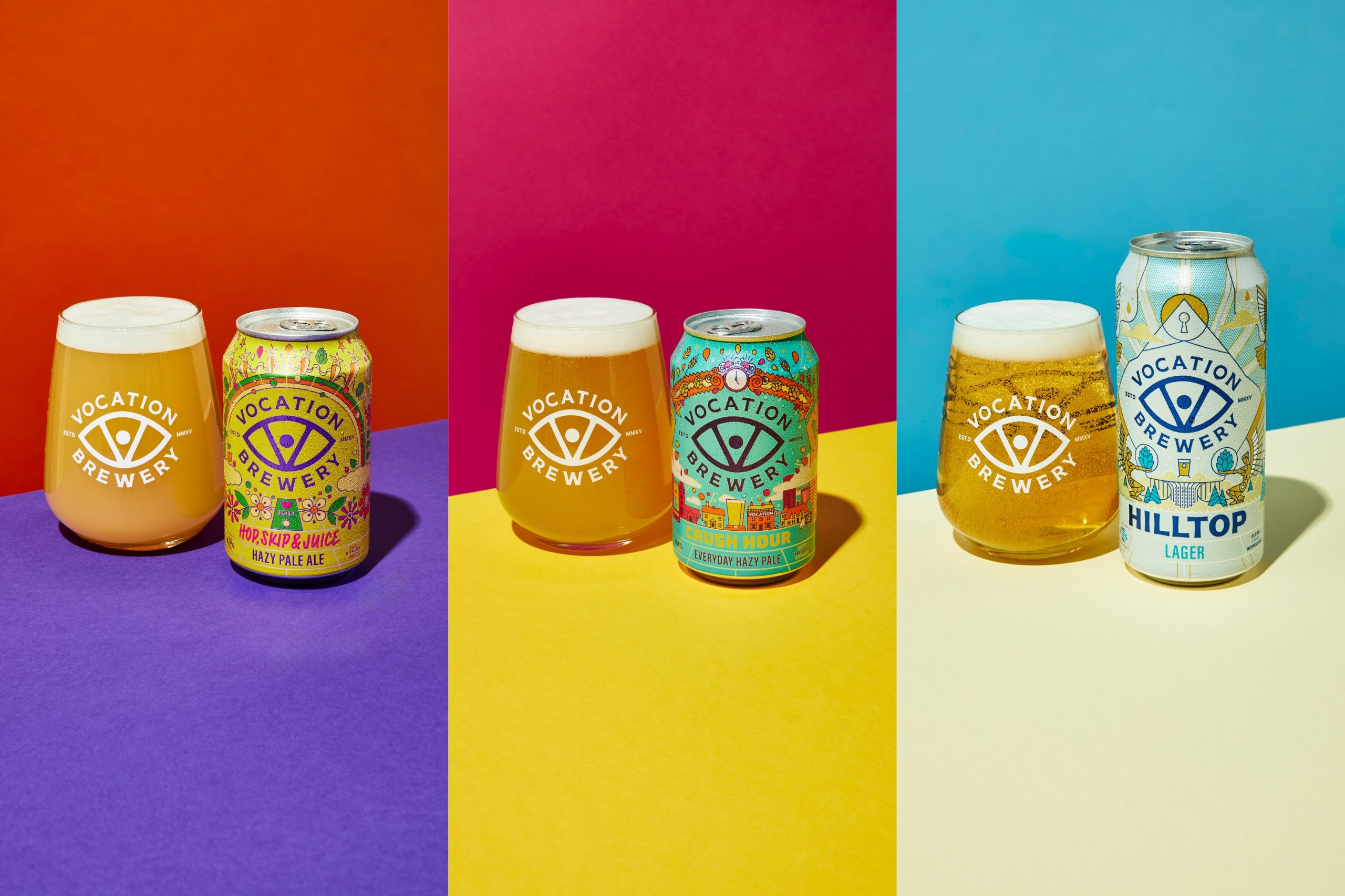 A 12-month photography bank for Vocation Brewery